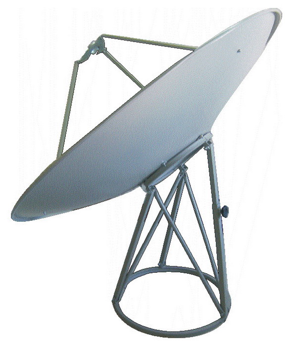 Antena satélite de banda Ku/C de 120cm, foco principal