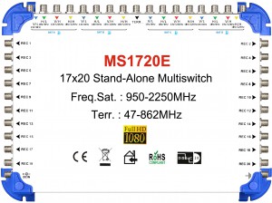 17x20 Satellite multi - Switch, Independent multi - Switch