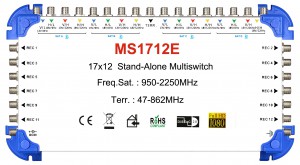 17x12 satélite multi - Switch, multi - Switch independiente